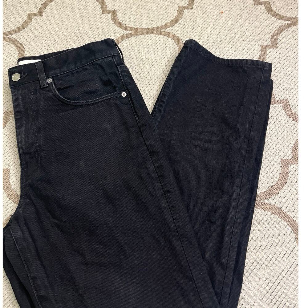 Blk DNM black JEANS 55 USED BLACK, iconic straight, size 31x29, MSRP $210